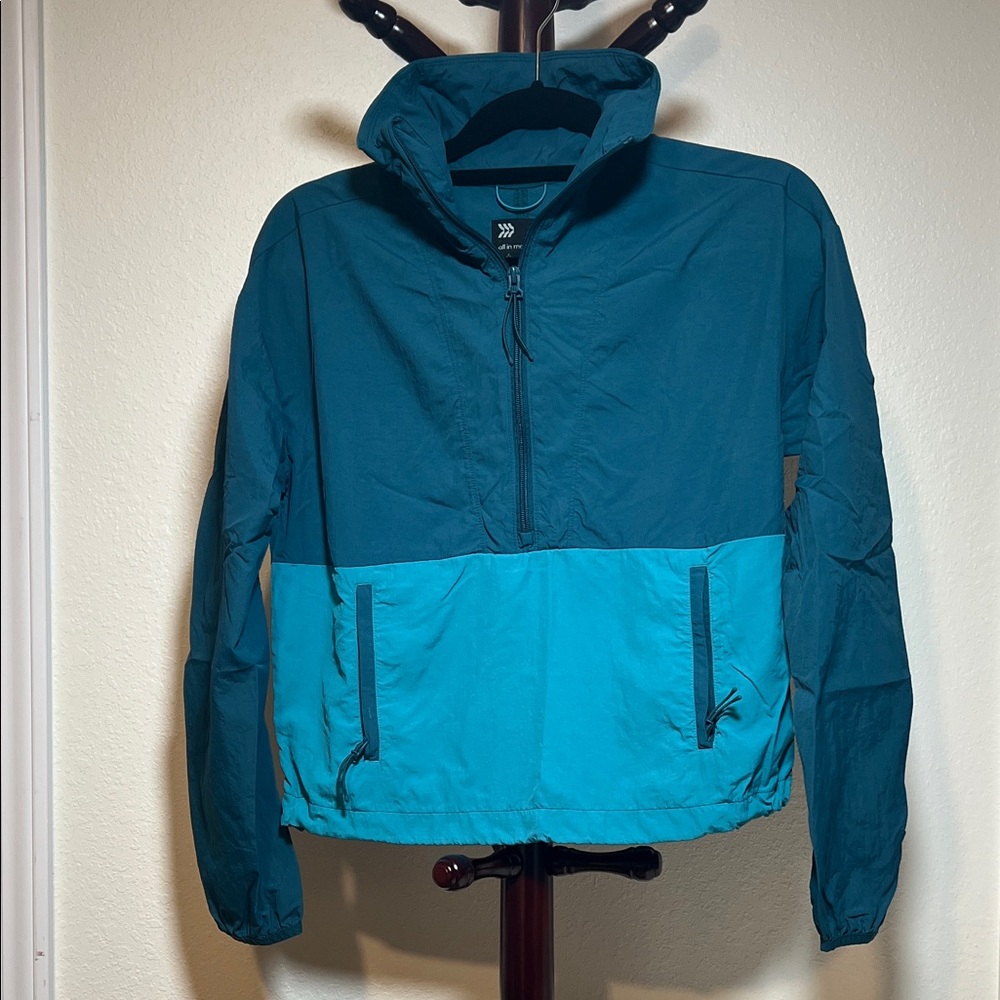 All in Motion 2 tone green Windbreaker Jacket